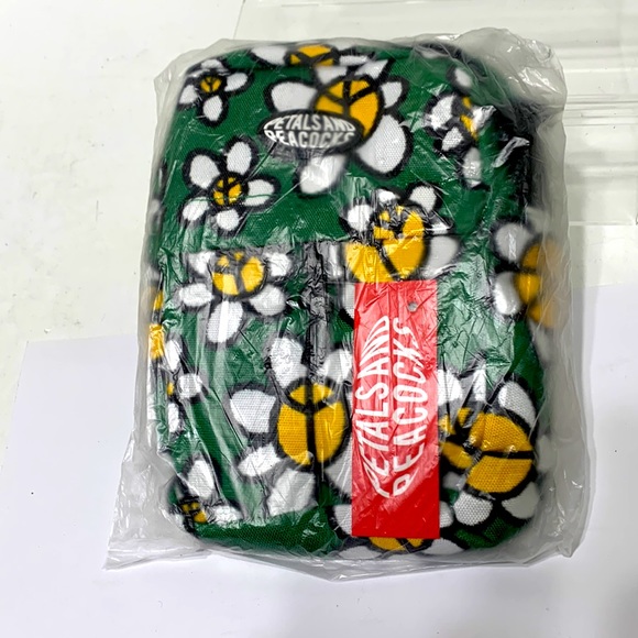 Green canvas crossbody NEW - Picture 2 of 11